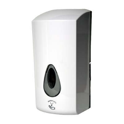 DOZATOR SAPUNA SENZORSKI 1L PLASTIČNI BIJELI 6V BATERIJA